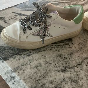 Golden Goose kids sneakers barely warn- size 33 equals kids size 2.